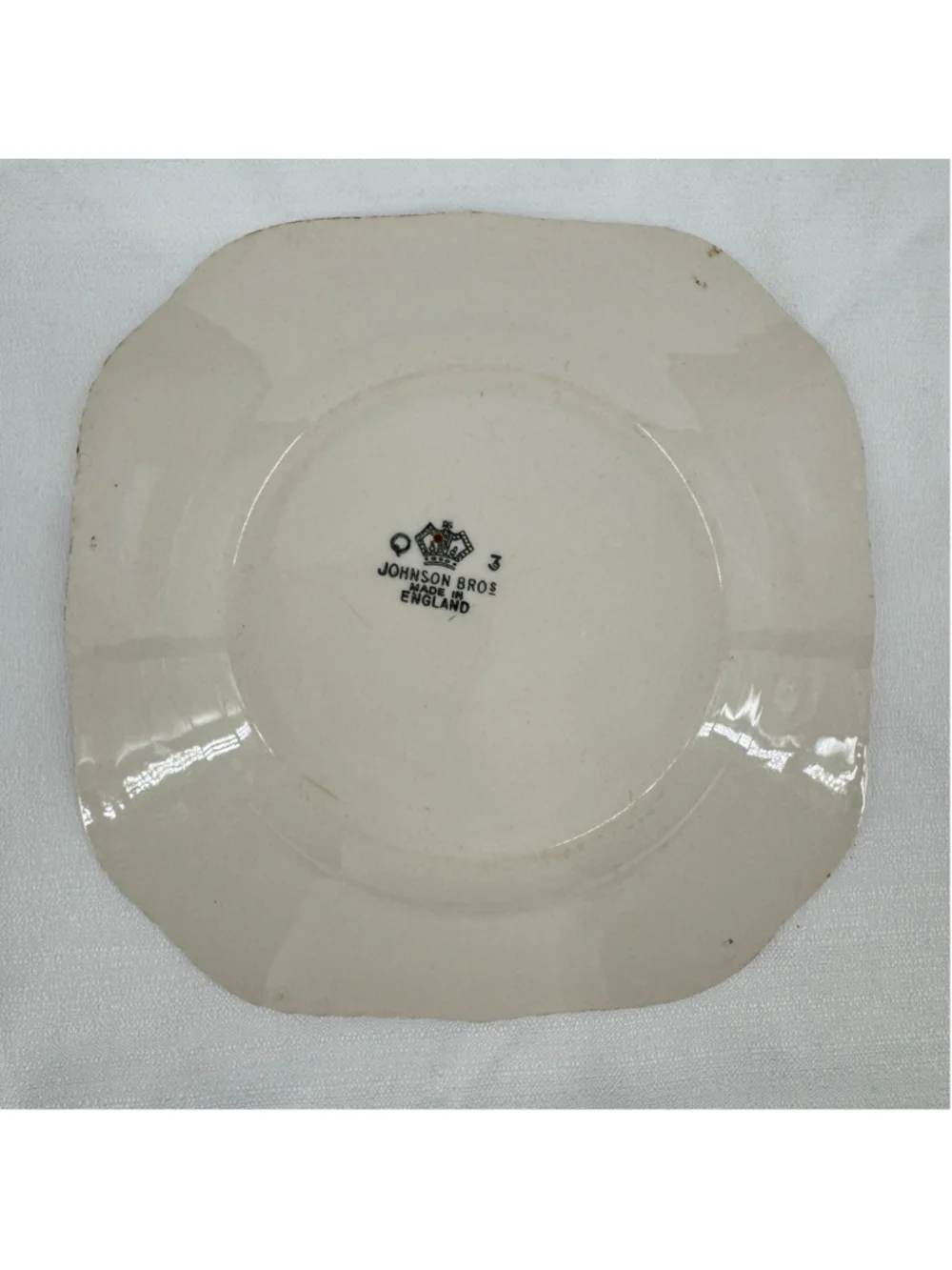 Vintage Johnson Bros California Plate Apple Fruit Made in England 7.5 inch